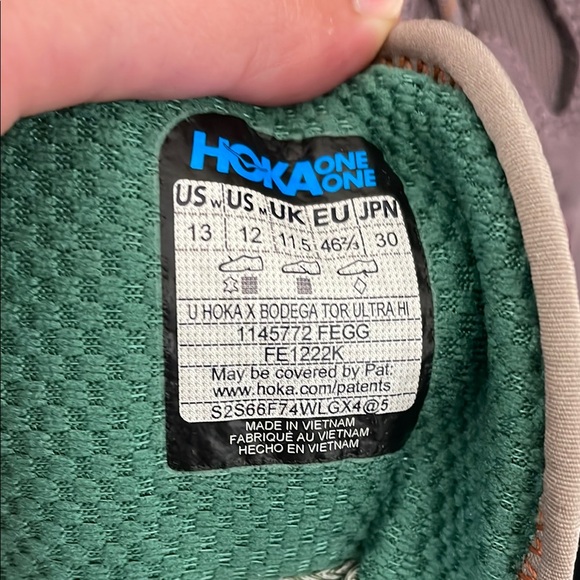 Hoka X Bodega Tor Ultra Hi, size 12 - Picture 4 of 8